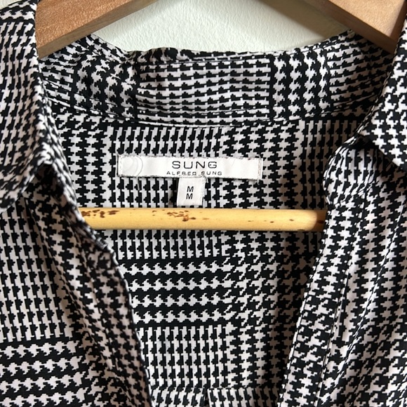 Vintage Alfred Sung Button-Down Blouse - Picture 3 of 13